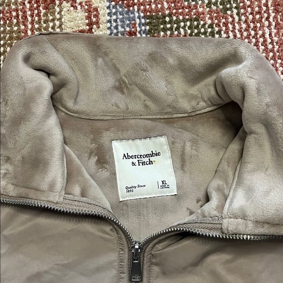 Abercrombie & Fitch Women’s Pullover Sherpa Fleece Jacket Size XL - Picture 4 of 9